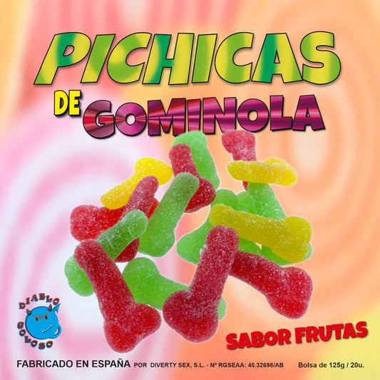DIABLO GOLOSO - PICHITAS DE GOMINOLA FRUTAS CON AZUCAR - Nuvica