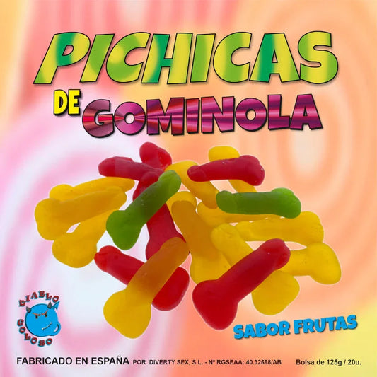 DIABLO GOLOSO - PICHITAS DE GOMINOLA FRUTAS - Nuvica