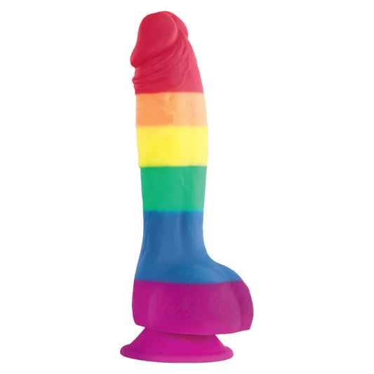 PRIDE - DILDO BANDERA LGBT 15 CM - Nuvica