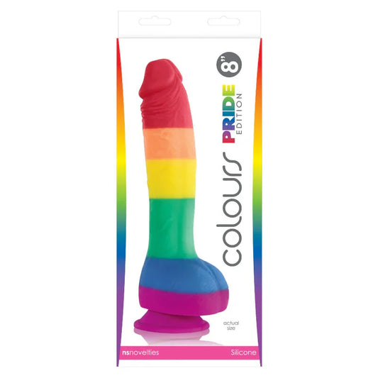 PRIDE - DILDO BANDERA LGBT 19 CM - Nuvica