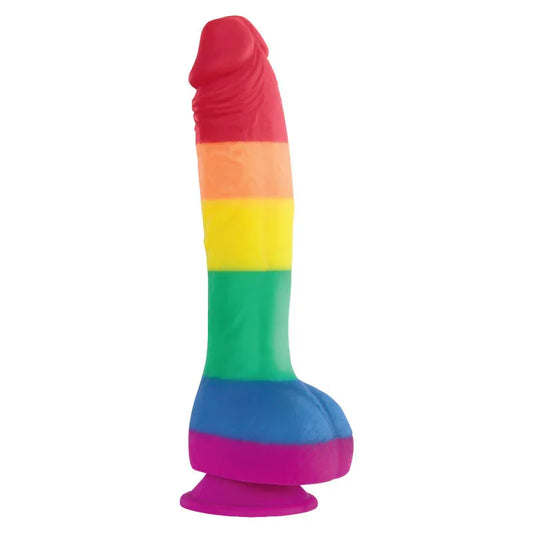 PRIDE - DILDO BANDERA LGBT 19 CM - Nuvica