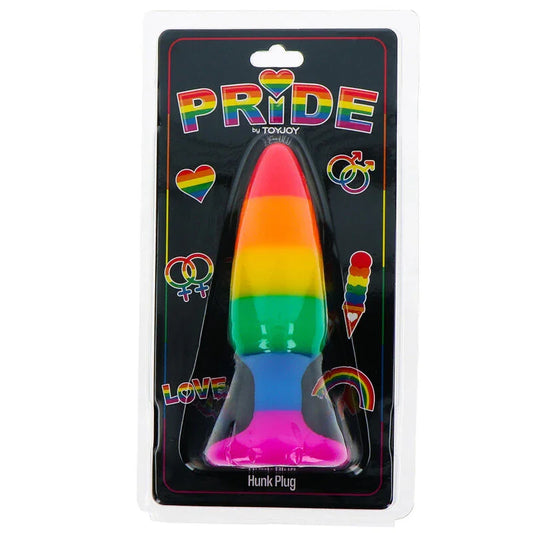 PRIDE - PLUG HUNK BANDERA LGBT 10,5 CM - Nuvica