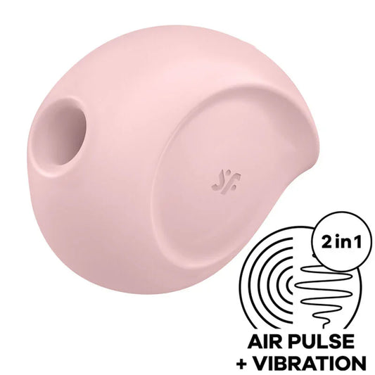 SATISFYER - SUGAR RUSH ESTIMULADOR Y VIBRADOR ROSA - Nuvica