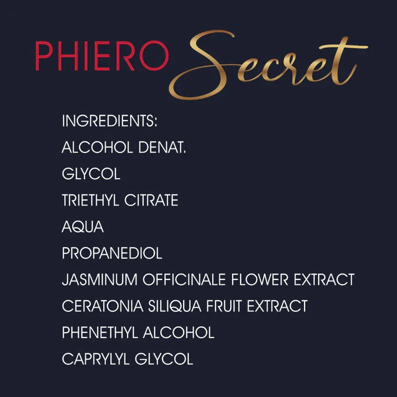 500 COSMETICS - PHIERO SECRET CONCENTRADO NATURAL HORMONAS INODORO 15 ML - Nuvica