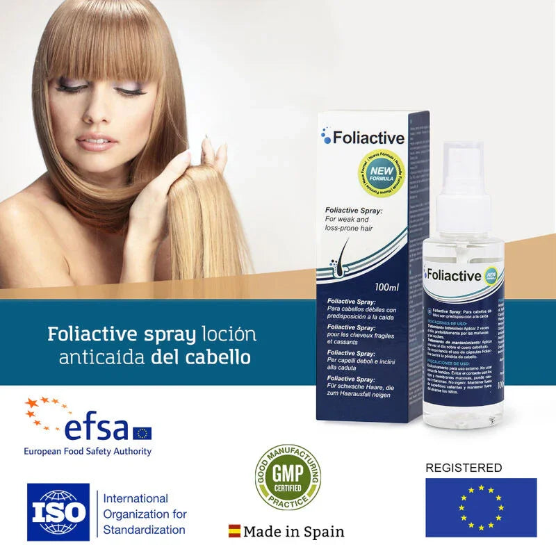 500 COSMETICS - FOLIACTIVE SPRAY PARA EVITAR CAIDA CABELLO Y SU CRECIMIENTO - Nuvica