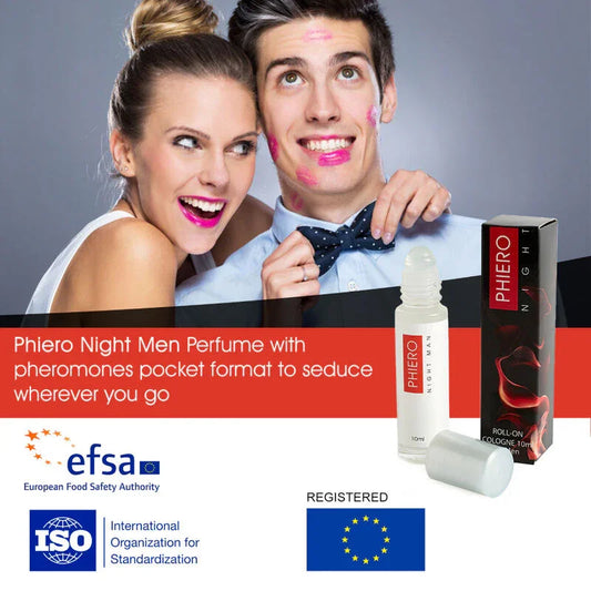 500 COSMETICS - PHIERO NIGHT MAN PERFUME FEROMONAS HOMBRE CON ROLL-ON - Nuvica