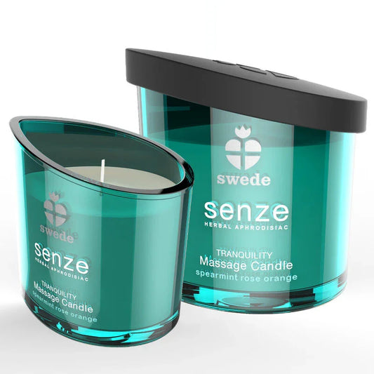 SWEDE - SENZE TRANQUILITY VELA MASAJE - HIERBABUENA, ROSA, NARANJA - Nuvica