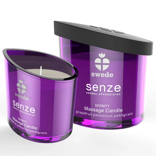 SWEDE - SENZE DIVINITY VELA MASAJE - POMELO, PALMAROSA, PETITGRAIN - Nuvica