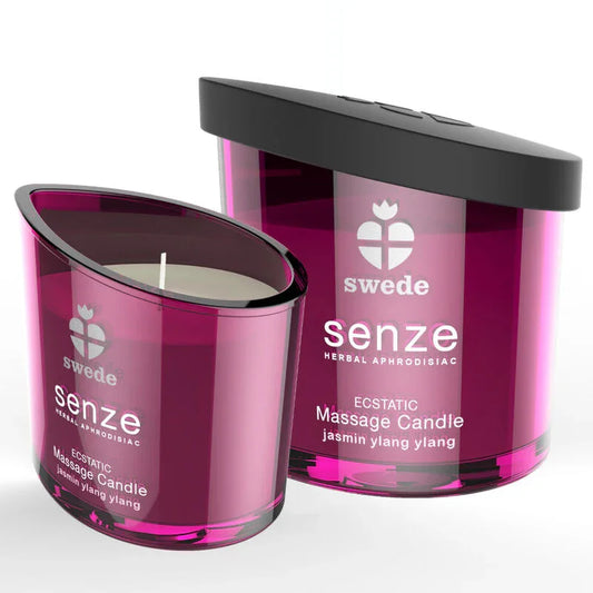 SWEDE - SENZE ECSTATIC VELA MASAJE - JAZMÍN, YLANG YLANG - Nuvica