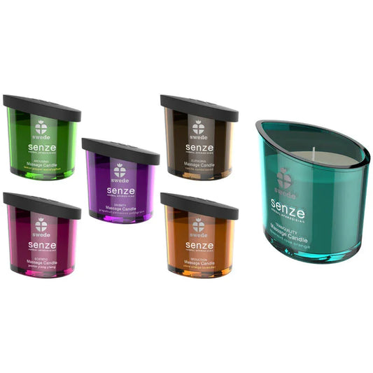 SWEDE - SENZE ECSTATIC VELA MASAJE - JAZMÍN, YLANG YLANG - Nuvica