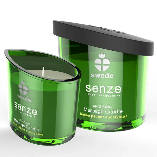 SWEDE - SENZE AROUSING VELA MASAJE - LIMÓN, PIMIENTA, EUCALIPTO - Nuvica