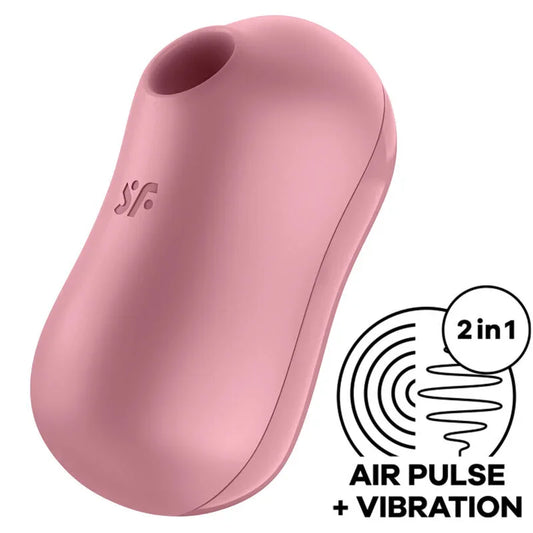 SATISFYER - COTTON CANDY ESTIMULADOR Y VIBRADOR LILA - Nuvica
