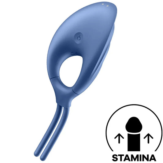 SATISFYER - SWORDSMAN ANILLO VIBRADOR VERDE - Nuvica