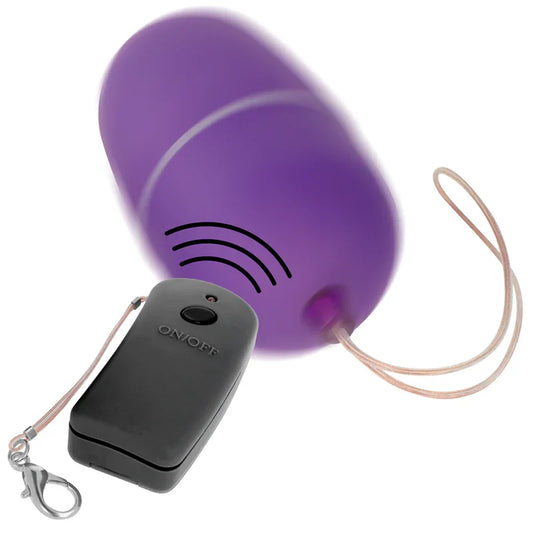 ONLINE - HUEVO VIBRADOR CON MANDO CONTROL REMOTO LILA - Nuvica