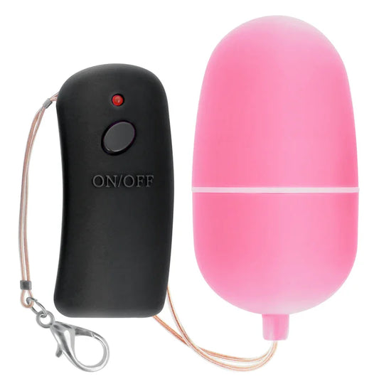 ONLINE - HUEVO VIBRADOR CON MANDO CONTROL REMOTO ROSA - Nuvica
