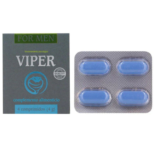 COBECO - VIPER POTENCIADOR MASCULINO 4 CAPSULAS - Nuvica
