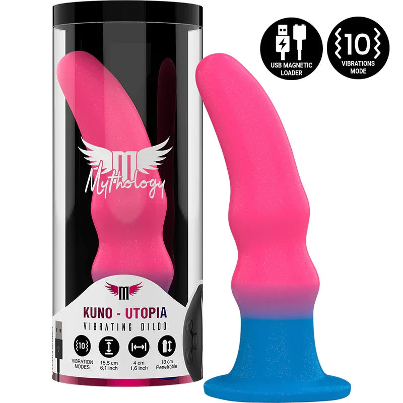 MYTHOLOGY - KUNO UTOPIA DILDO M - VIBRADOR COMPATIBLE CON WATCHME WIRELESS TECHNOLOGY - Nuvica