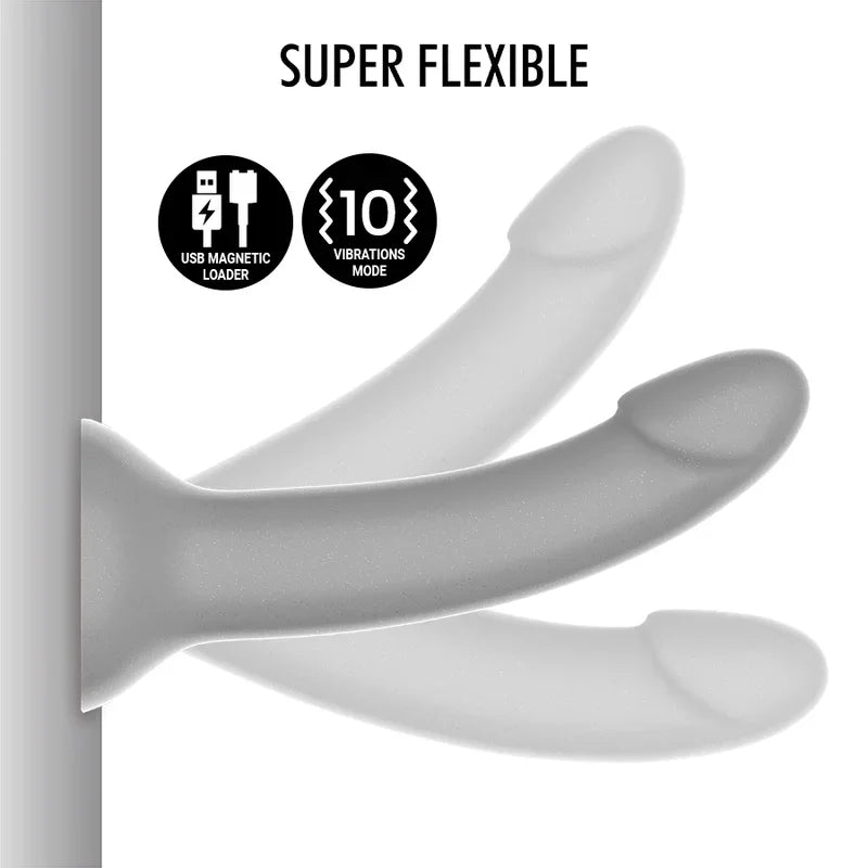 MYTHOLOGY - RUNE MAJESTIC DILDO S - VIBRADOR COMPATIBLE CON WATCHME WIRELESS TECHNOLOGY - Nuvica