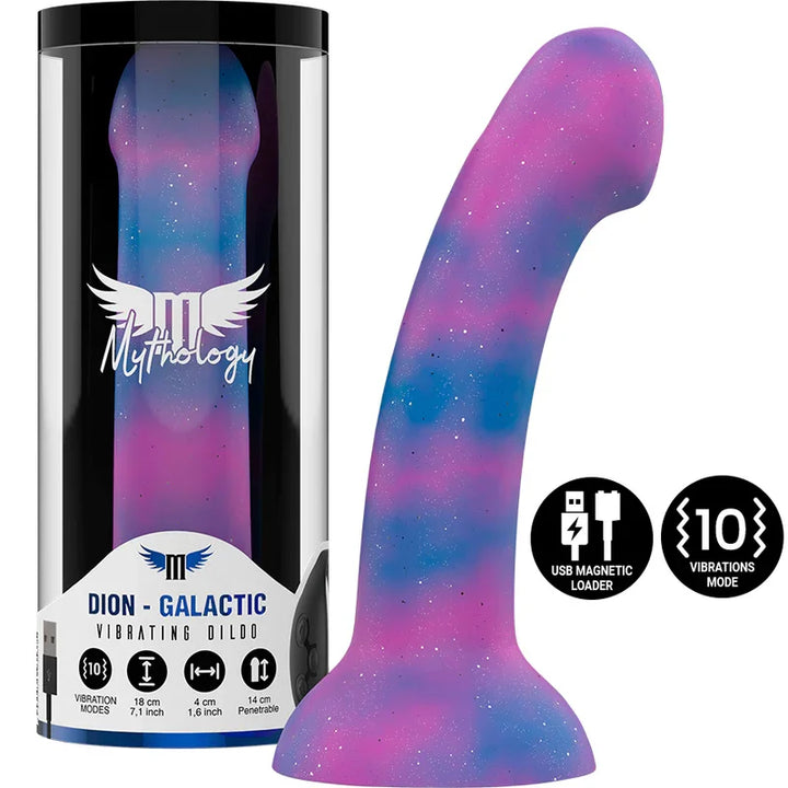 MYTHOLOGY - DION GALACTIC DILDO M - VIBRADOR COMPATIBLE CON WATCHME WIRELESS TECHNOLOGY - Nuvica