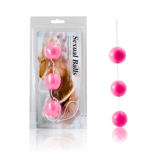 BAILE - TIRA BOLAS ANALES ROSAS ABS - Nuvica