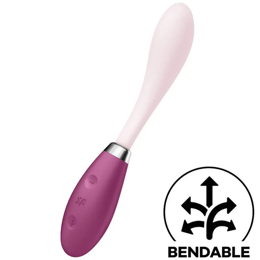 SATISFYER - G-SPOT FLEX 3 MULTI VIBRADOR GRIS - Nuvica