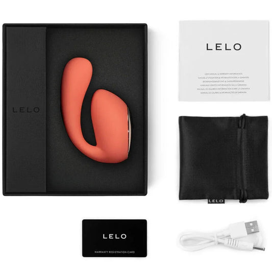 LELO - IDA WAVE MASAJEADOR PAREJAS CORAL - Nuvica