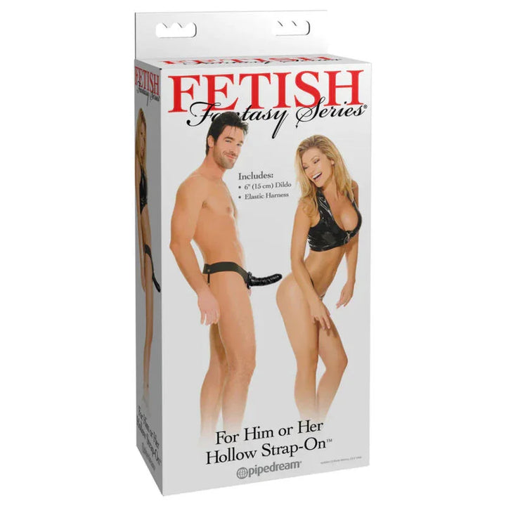 FETISH FANTASY SERIES - ARNÉS HUECO AJUSTABLE NEGRO 15 CM - Nuvica