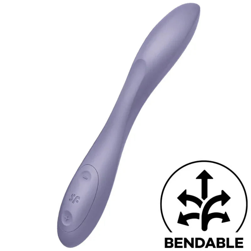 SATISFYER - G-SPOT FLEX 2 MULTI VIBRADOR MORADO - Nuvica