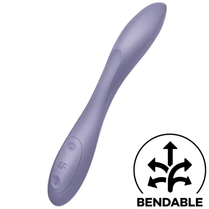 SATISFYER - G-SPOT FLEX 2 MULTI VIBRADOR MORADO - Nuvica