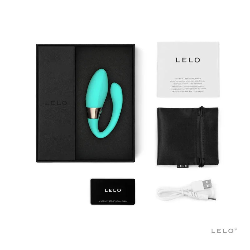 LELO - TIANI HARMONY MASAJEADOR PAREJAS VERDE AGUA - Nuvica
