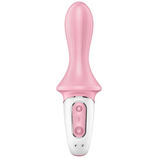 SATISFYER - AIR PUMP BOOTY 5+ VIBRADOR ANAL INFLABLE ROSA - Nuvica