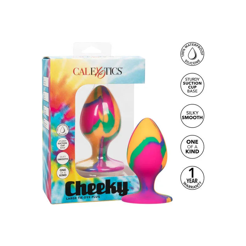 CALEXOTICS - CHEEKY LARGE TIE-DYE PLUG ANAL - Nuvica