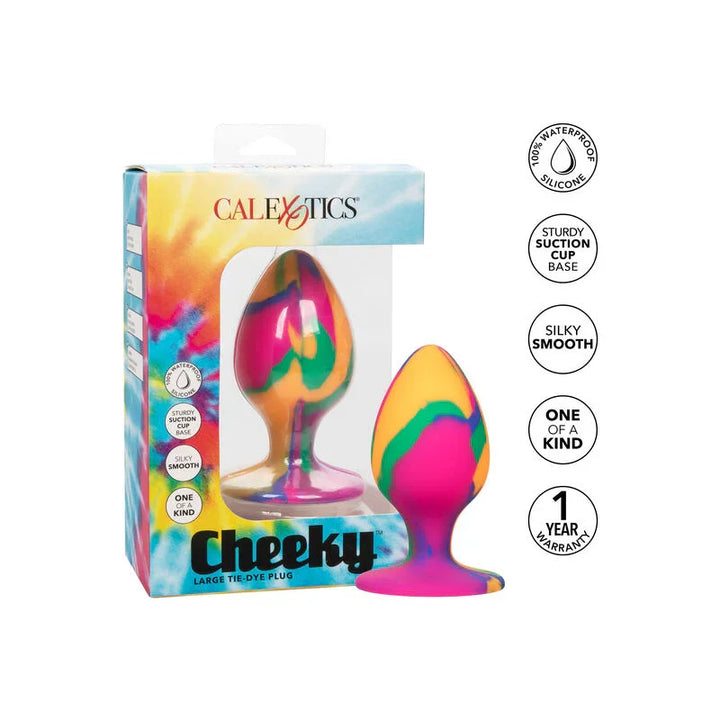 CALEXOTICS - CHEEKY LARGE TIE-DYE PLUG ANAL - Nuvica