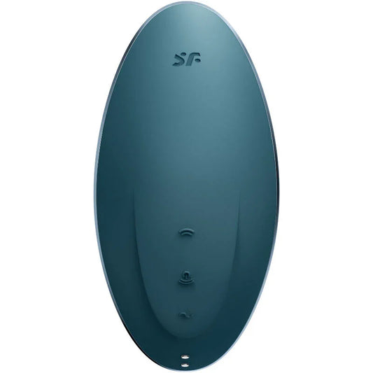SATISFYER - VULVA LOVER 1 ESTIMULADOR Y VIBRADOR AZUL - Nuvica