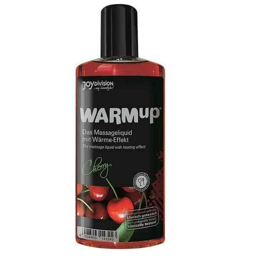 JOYDIVISION WARMUP - ACEITE DE MASAJE EFECTO CALOR CEREZA 150ML - Nuvica
