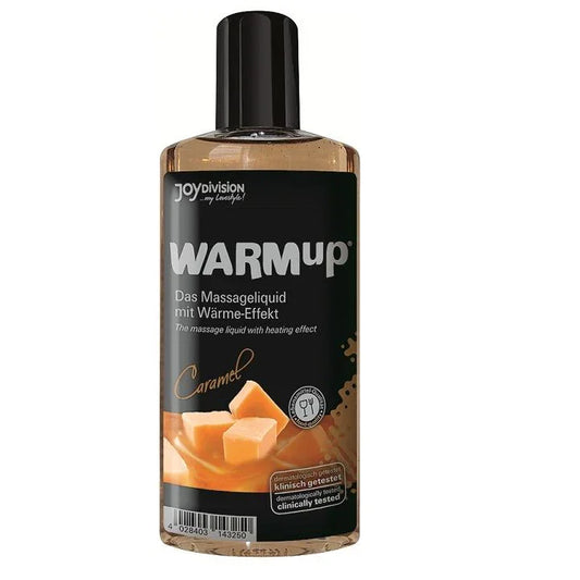 JOYDIVISION WARMUP - ACEITE DE MASAJE EFECTO CALOR CARAMELO 150ML - Nuvica