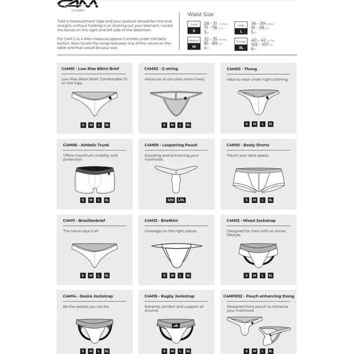 CUT4MEN - JOCKSTRAP DESIRE CUERO AZUL XL - Nuvica