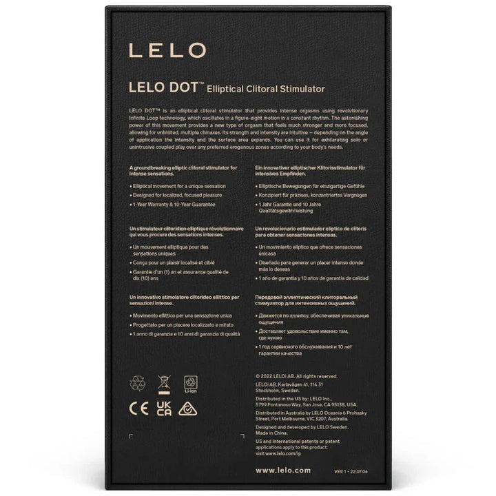 LELO - DOT ESTIMULADOR DE CLÍTORIS - LILA - Nuvica