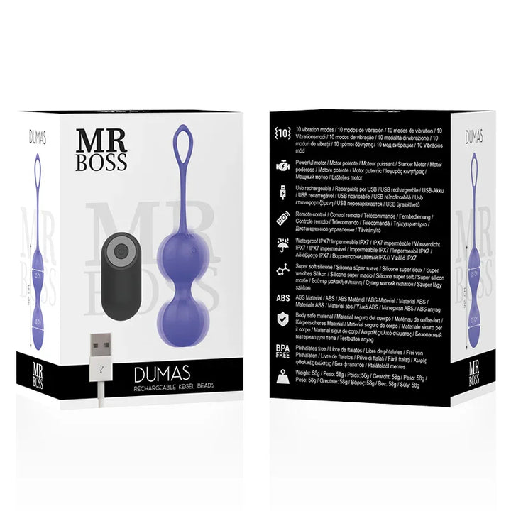 MR BOSS - DUMAS KEGEL BOLAS VIBRADORAS CONTROL REMOTO - Nuvica