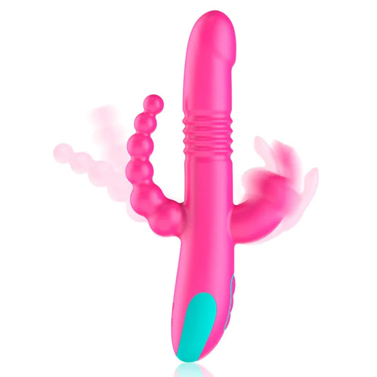 HAPPY LOKY - DONALD TRIPLE ESTIMULACIÓN: ANAL, PUNTO G & CLÍTORIS COMPATIBLE CON WATCHME WIRELESS TECHNOLOGY - Nuvica