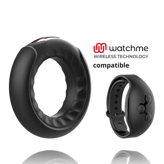 ANBIGUO - ADRIANO ANILLO VIBRADOR COMPATIBLE CON WATCHME WIRELESS TECHNOLOGY - Nuvica