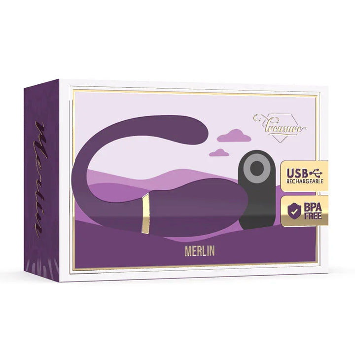TREASURE - MERLIN DOUBLE COUPLE VIBRATOR CONTROL REMOTO - Nuvica