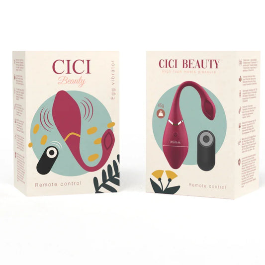 CICI BEAUTY - PREMIUM SILICONE EGG VIBRATOR REMOTE CONTROL - Nuvica