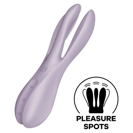SATISFYER - THREESOME 2 VIBRADOR NEGRO - Nuvica