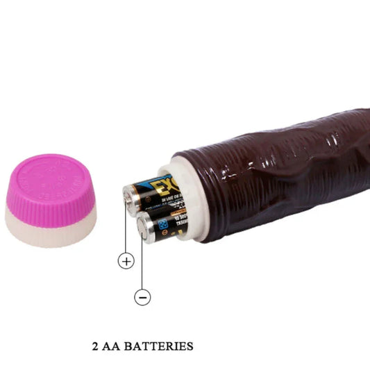 BAILE - WAVES OF PLEASURE VIBRADOR 23 CM MARRÓN - Nuvica
