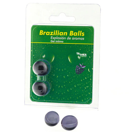 TALOKA - BRAZILIAN BALLS GEL ÍNTIMO FRUTAS DEL BOSQUE 2 BOLAS - Nuvica