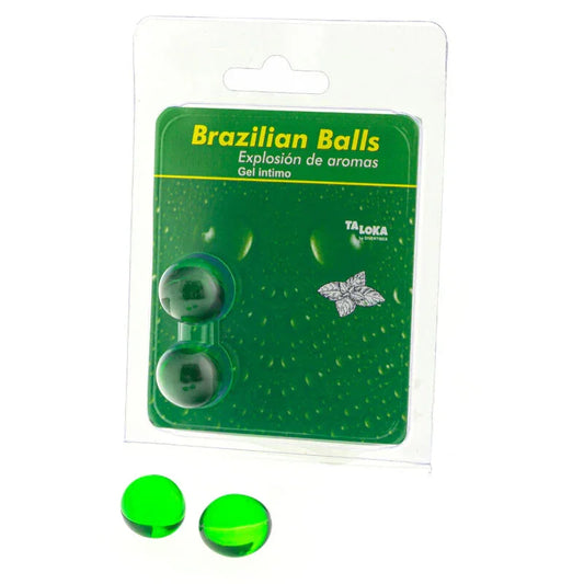 TALOKA - BRAZILIAN BALLS GEL ÍNTIMO MENTA 2 BOLAS - Nuvica