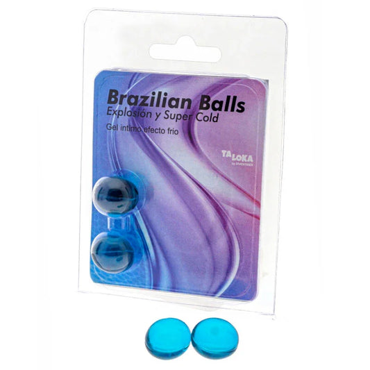 TALOKA - BRAZILIAN BALLS GEL EXCITANTE EFECTO FRÍO 2 BOLAS - Nuvica