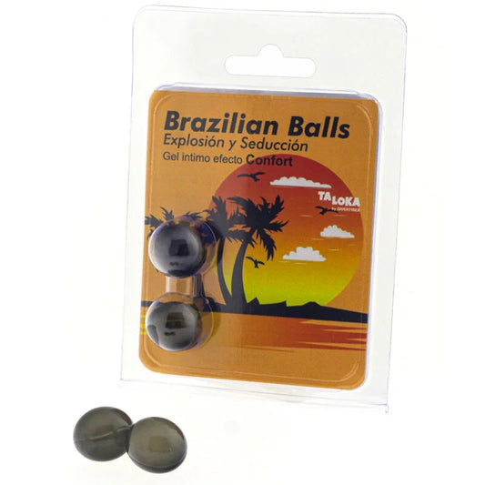 TALOKA - BRAZILIAN BALLS GEL EXCITANTE EFECTO CONFORT 2 BOLAS - Nuvica
