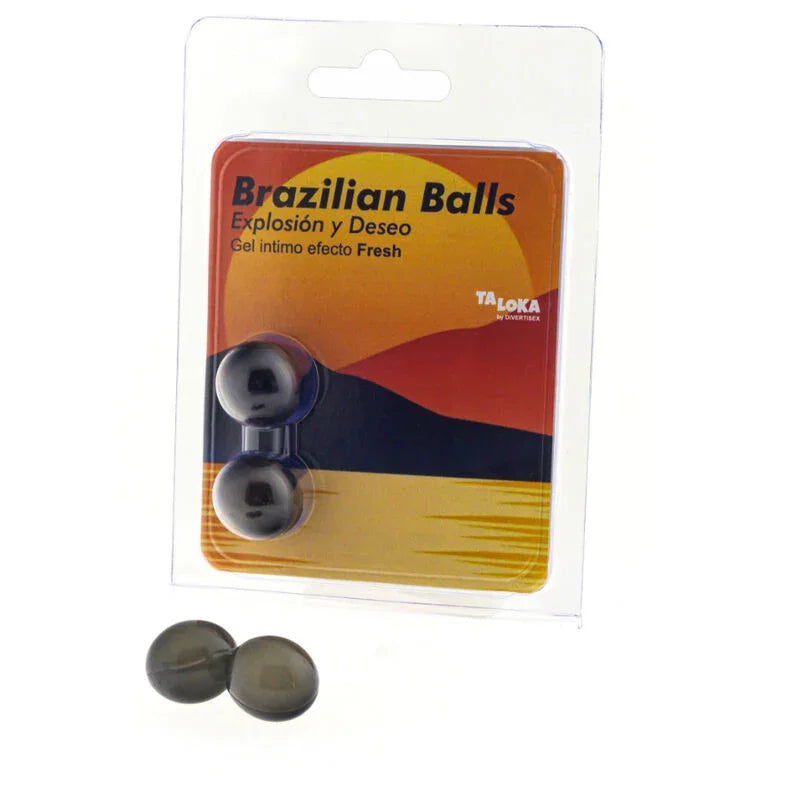 TALOKA - BRAZILIAN BALLS GEL EXCITANTE EFECTO FRESCOR 2 BOLAS - Nuvica